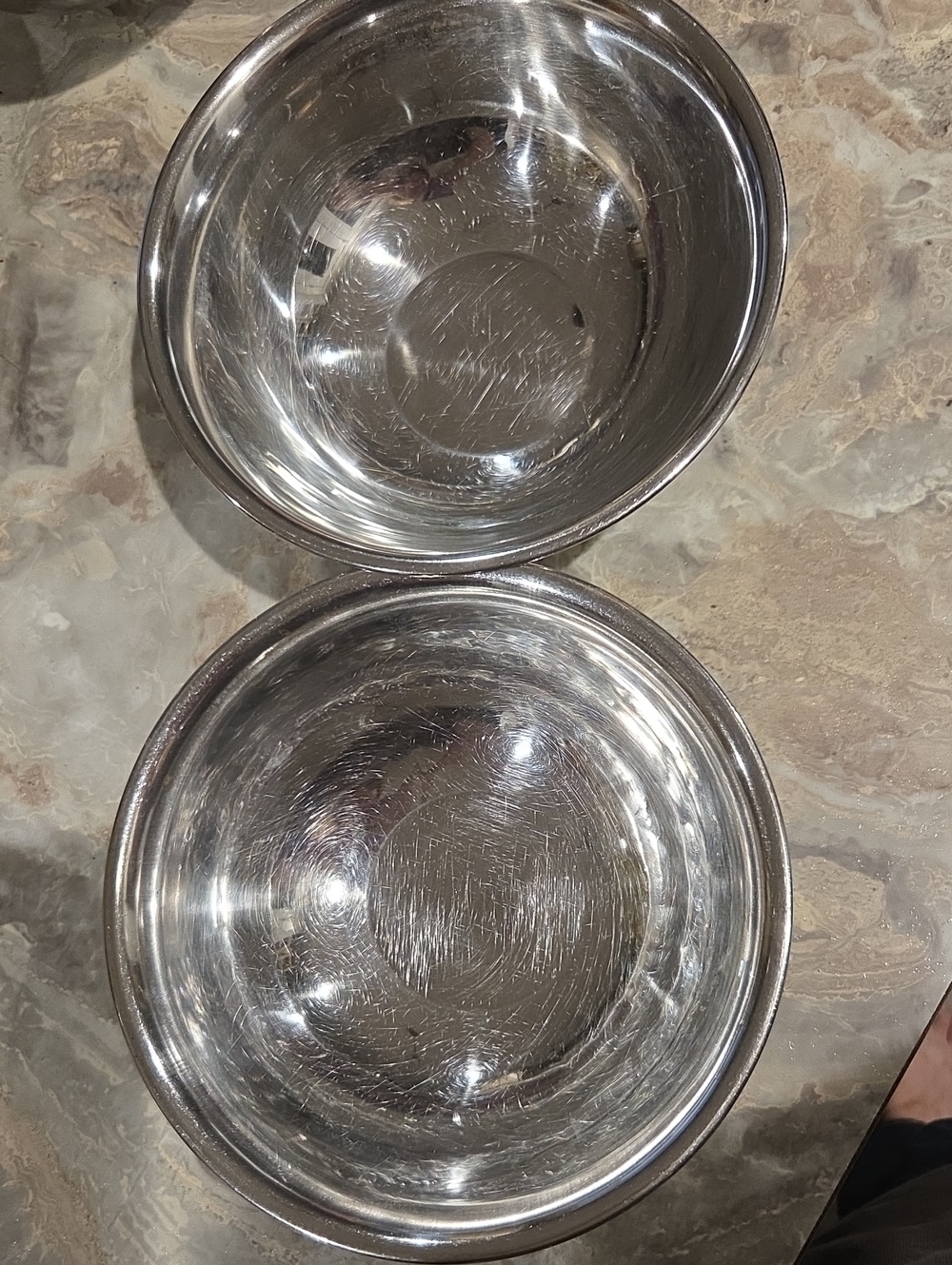 Set Of 2 Vollrath Used Stainless Steel 4" Bowls